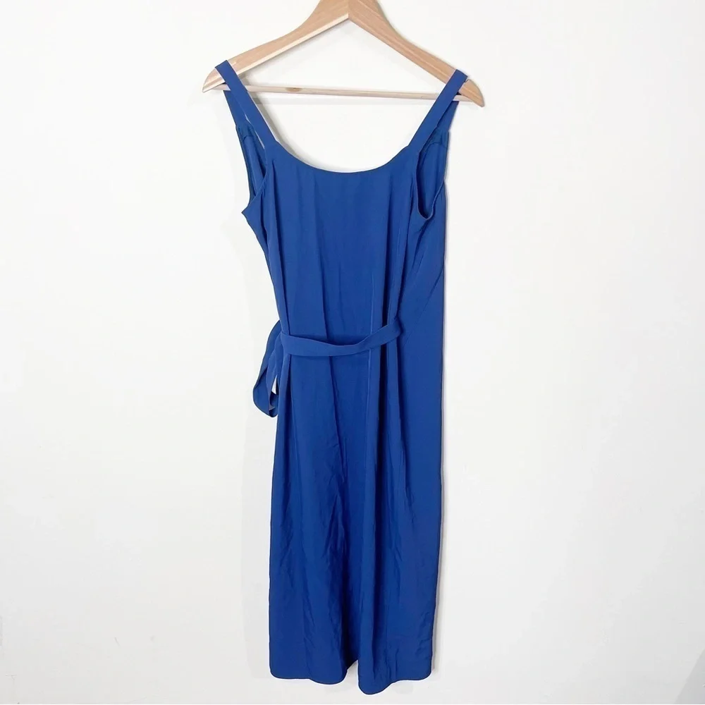 Everlane Royal Blue The Japanese GoWeave Tank Wrap Dress Size 0 US - Picture 6 of 7